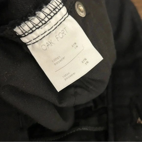 ❤️ Oak  + Fort flare leg jeans raw asymmetrical hem cropped S - Picture 9 of 13